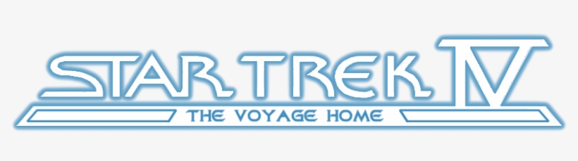 Star Trek Iv - Star Trek Iv The Voyage Home Logo, transparent png #2661482