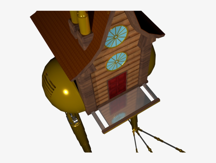 Mechanical Baba Yaga's Chicken Hut - Plywood, transparent png #2661544