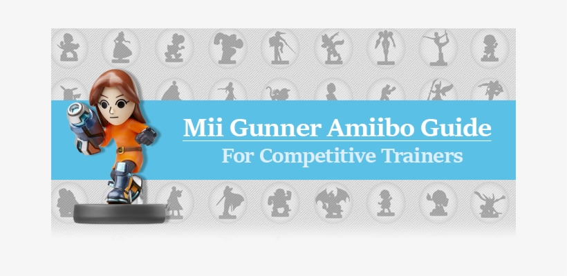 Amiibo Super Smash Bros - Mii Gunner (nintendo Wii, transparent png #2681755