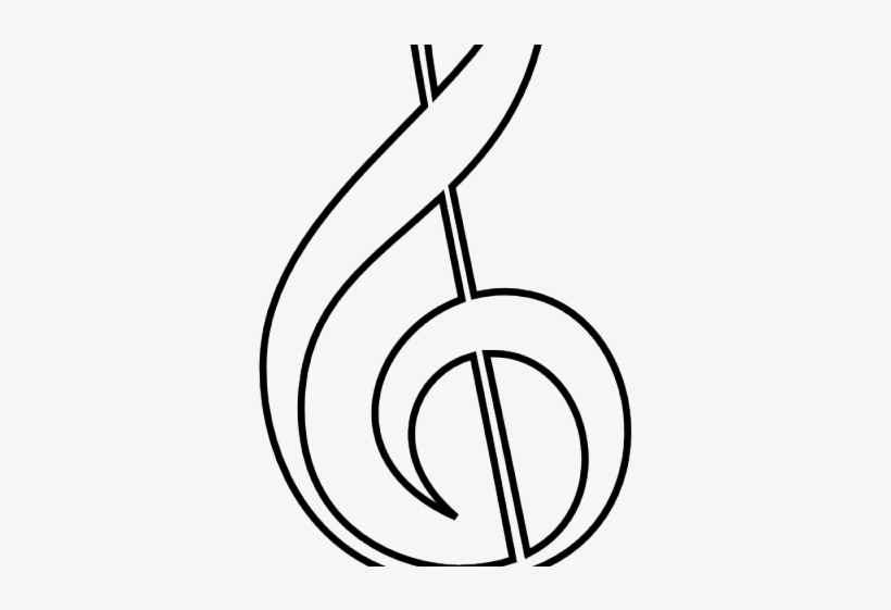 music note outline