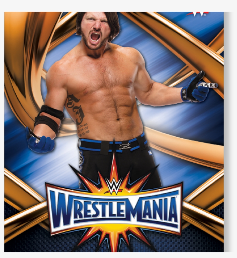 Aj Styles 2017 Wwe Road To Wrestlemania Wrestlemania - Official Wwe The Shows Soft Gel Case, transparent png #278553
