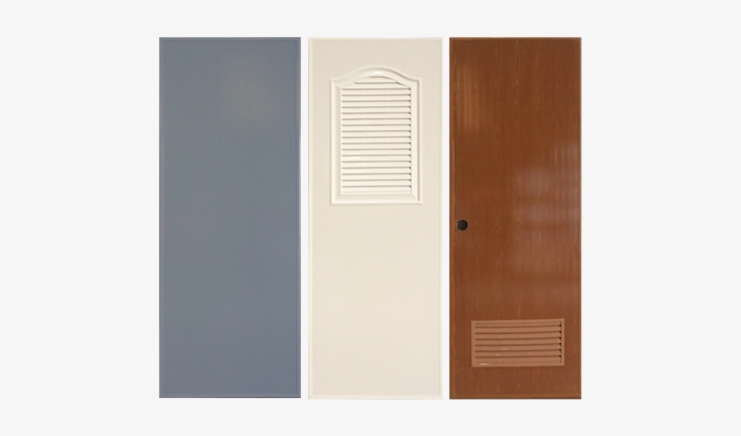 Polywood Pvc Door Photos - ประตู ห้องน้ำ สี ดำ, transparent png #2709055