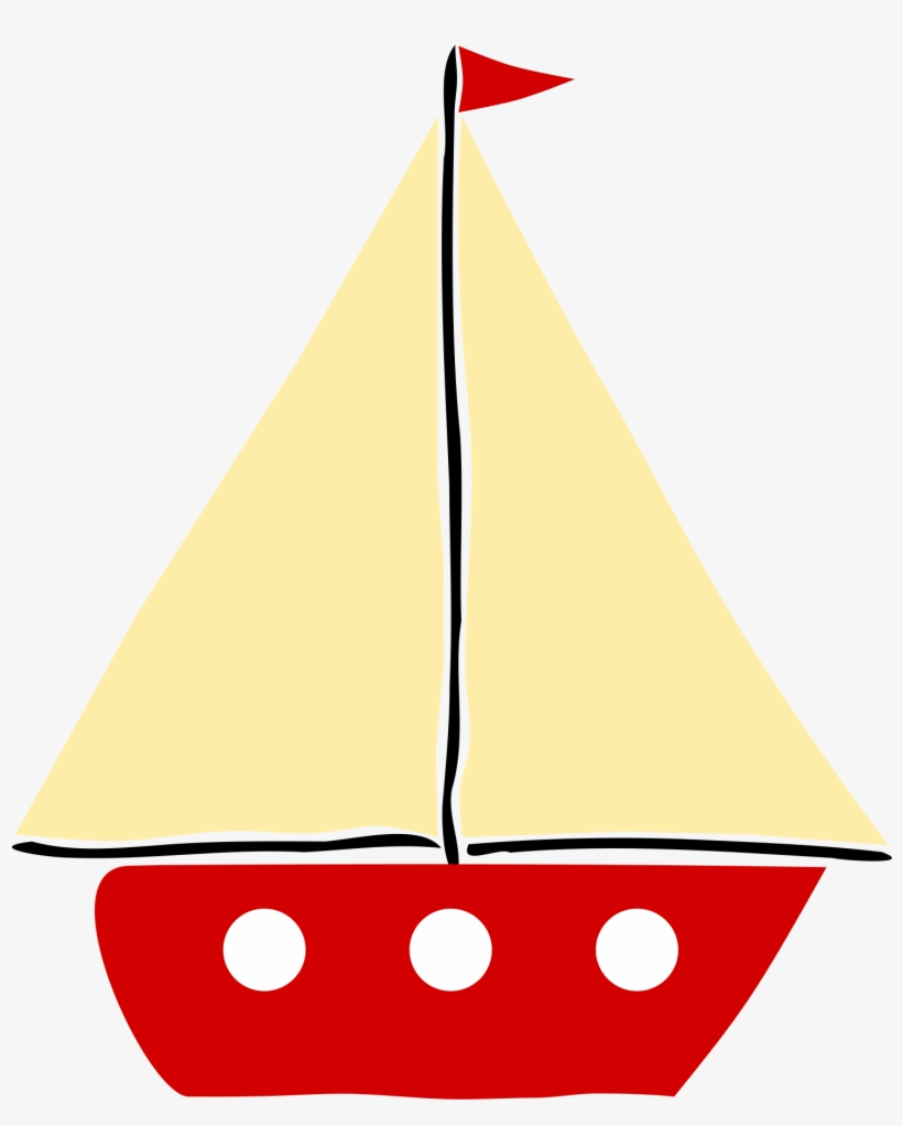 This Free Icons Png Design Of Red Sail Boat 1, transparent png #2712874