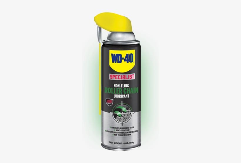 Wd 40 Specialist Non Fling Roller Chain Lubricant - Wd 40 Silicone, transparent png #2728696