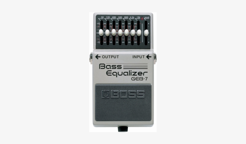 Boss Geb-7 7 Band Bass Eq - Boss Boss Geb-7 Bass Graphic Eq Equalizer Pedal, transparent png #2743423