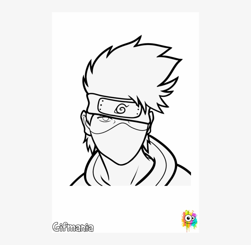 Vector Transparent Kakashi Hatake Pinterest And Anime Drawing Easy Naruto Characters Free Transparent Png Download Pngkey