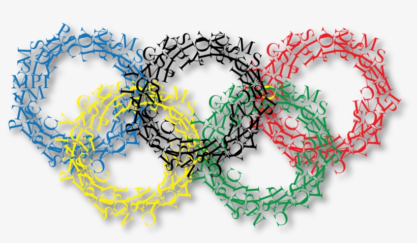 Olympic Rings Creative, HD Png Download - vhv