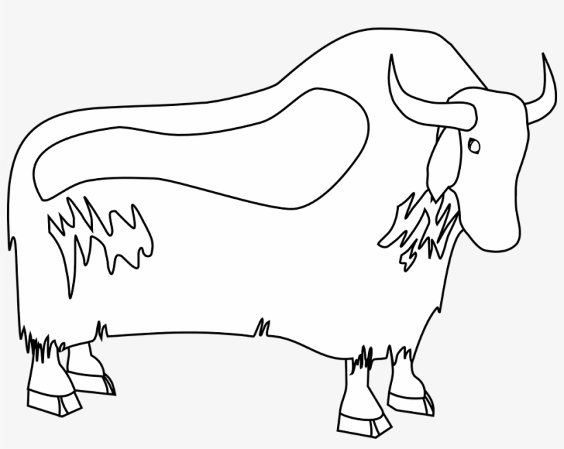 Free Vector Graphic Yak Clipart Black And White Png Free