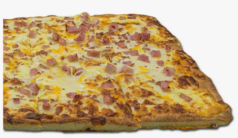 Breakfast Pizza With Ham, Bacon And Eggs - Bacon And Eggs, transparent png #2768683
