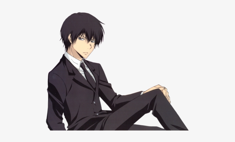 Anime boys, black-haired male character transparent background PNG clipart
