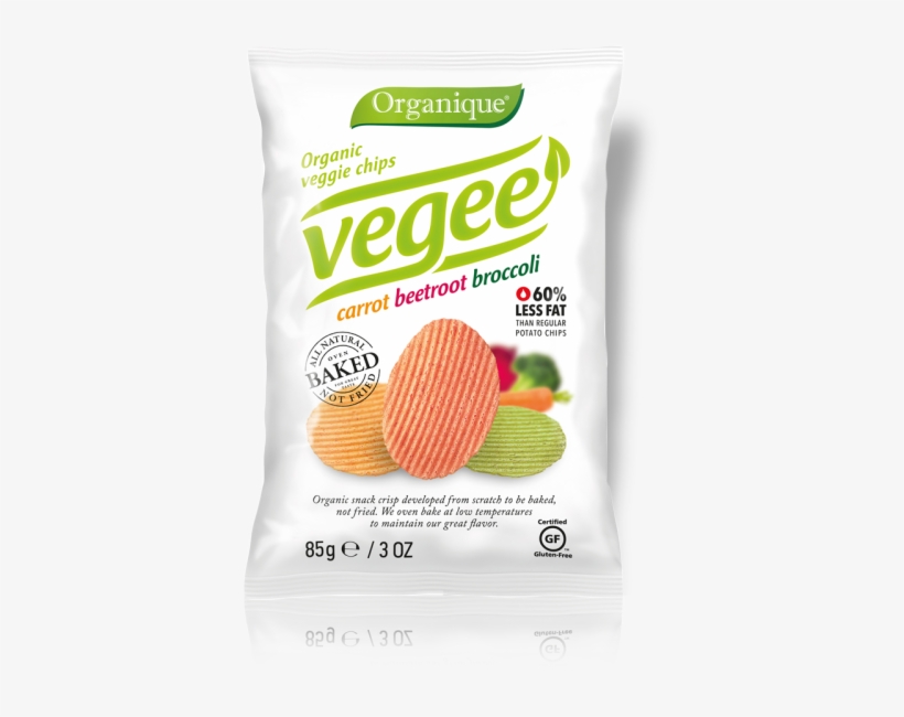 Vegee Baked Potato Snack - Organic Veggie Chips, transparent png #2774834