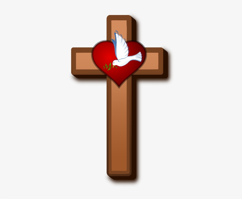 Spirit Clipart Holy Cross Holy Cross With Dove Free Transparent Png Download Pngkey