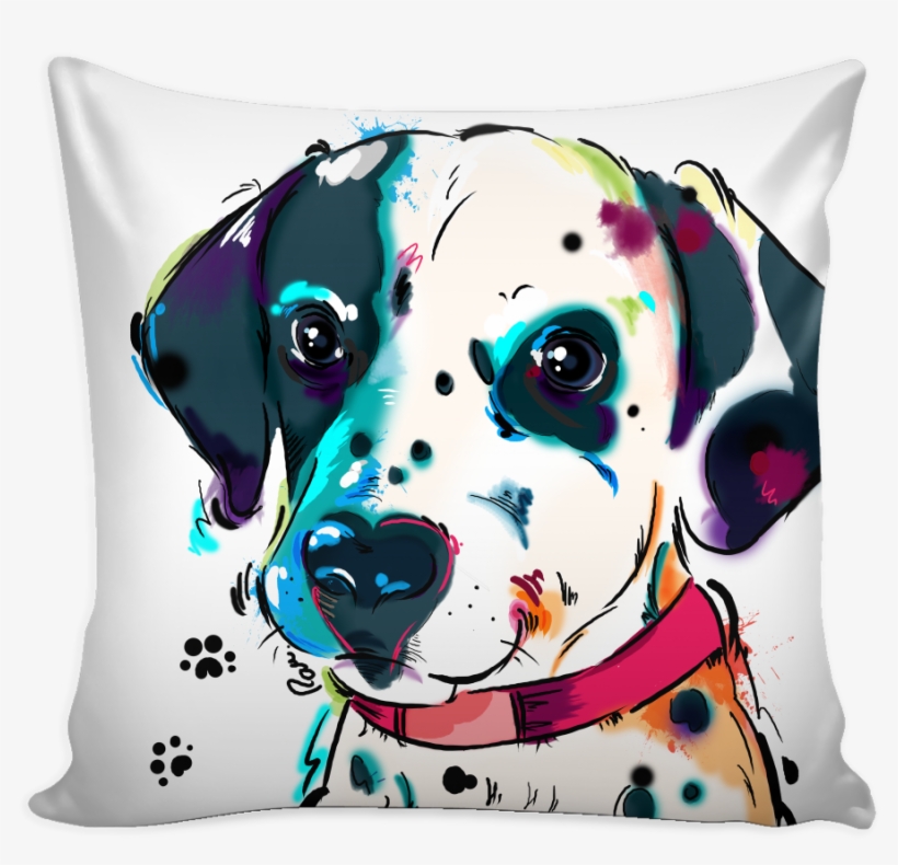 Dalmatian Pillow Cover - Cushion - Free Transparent Png Download - Pngkey