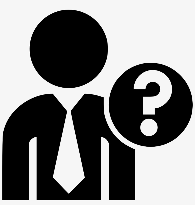 Executive Question Man Comments - Executive Question Icon - Free ...