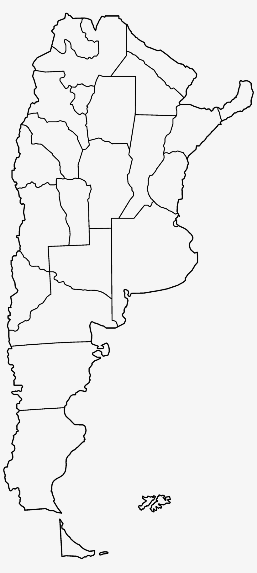 Argentina Provinces Blank - Argentina - Free Transparent PNG Download ...