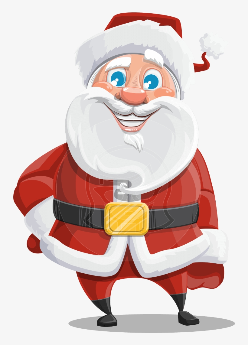 Sad Santa Png Clip Art Free - Santa Claus Cartoon Version - Free ...