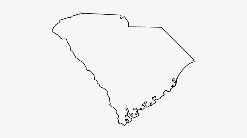 Admitted In The Following Jurisdictions - South Carolina Outline Transparent, transparent png #2824681