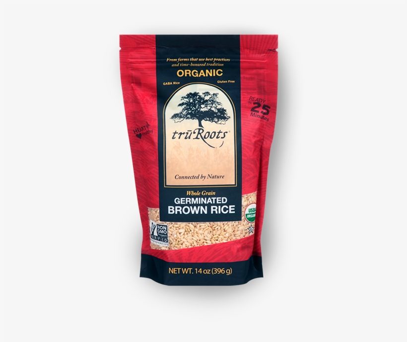 Organic Germinated Brown Rice, transparent png #2839036