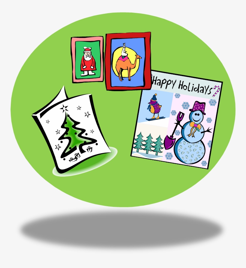 28 Collection Of Christmas Card Clipart Png - Christmas Cards Clipart Free, transparent png #2840467