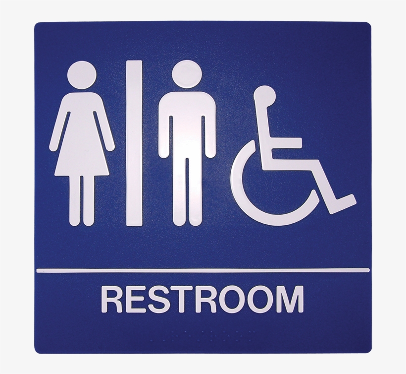 Ada Restroom Signage W Braile Hillman Restroom Signs Free