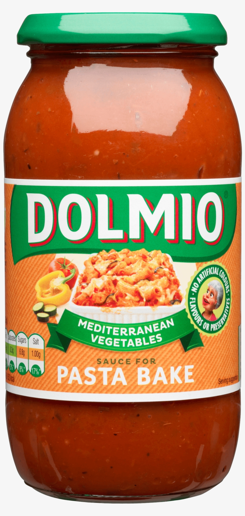 Dolmio® Sauce For Pasta Bake Mediterranean Vegetables - Dolmio Pasta Bake  Sauce - Free Transparent PNG Download - PNGkey