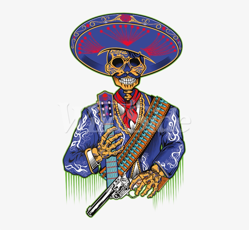 sugar skull charro free transparent png download pngkey sugar skull charro free transparent