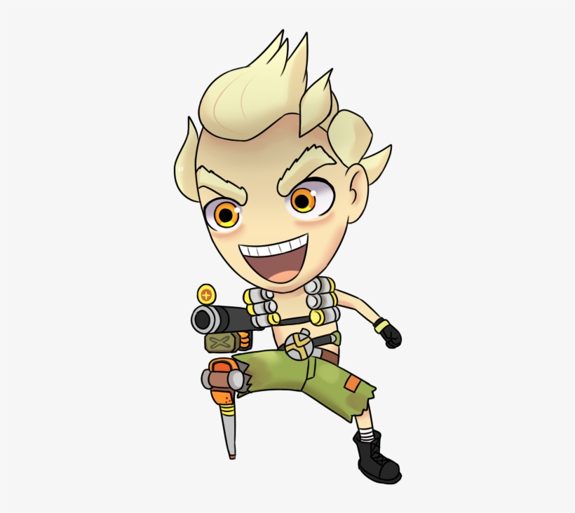 Jpg Fan Art Chibi Junkrat Overwatch Welcome To Drawing Free