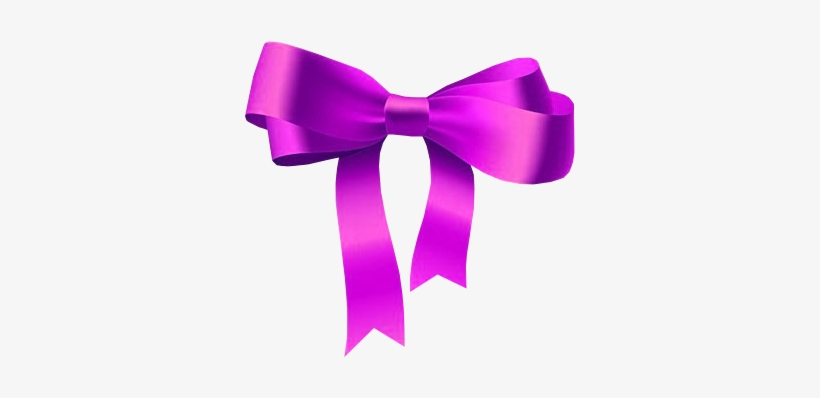 Laço Violeta - Ribbon Bow, transparent png #2905363