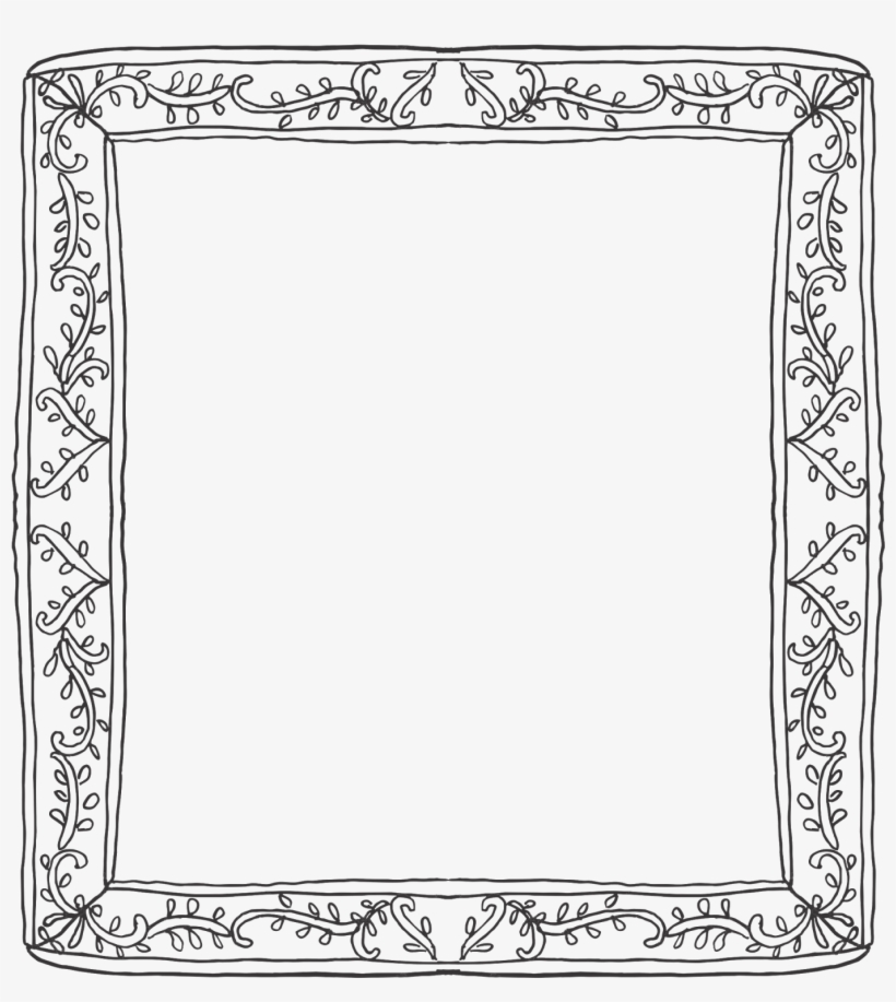 Vine Frame Border - Cadre Decoratif - Free Transparent PNG Download ...