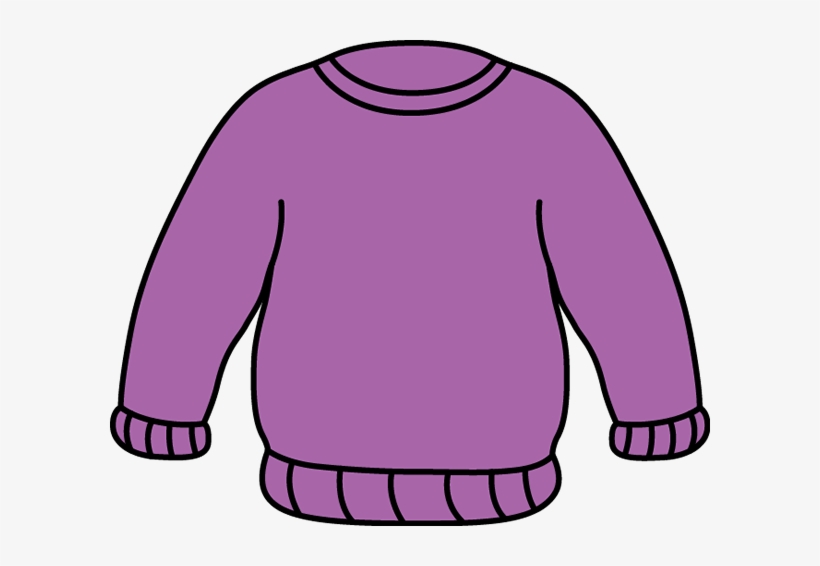 Purple Sweater Education Clipart, Cartoon Picture, - Sweater Clipart ...