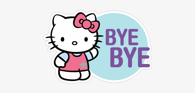 Bye Bye Kawaii Kitty - Bye Bye Hello Kitty - Free Transparent PNG ...