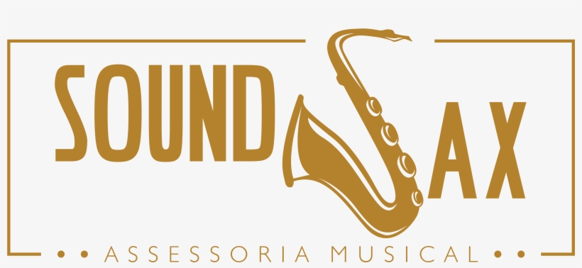 Cropped Sound Sax Logotipo 2018 Gold - Calligraphy, transparent png #2961540