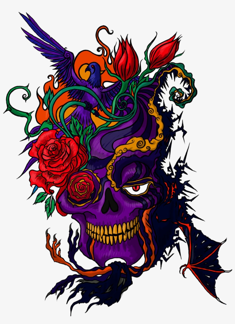 Color Tattoo Png Picsart Png Download Free Photoshop - Colored Tattoo ...