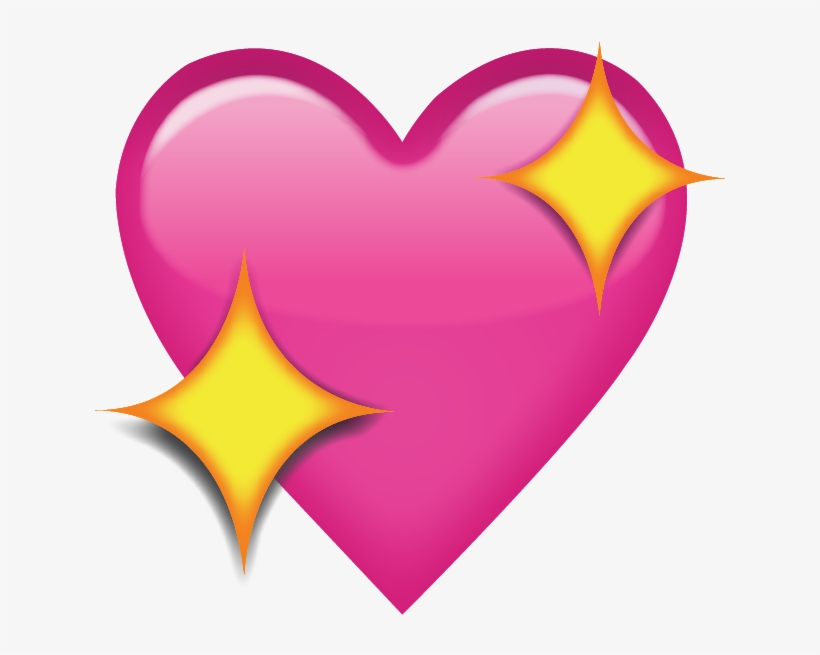 Download Ai File - Sparkling Heart Emoji - Free Transparent PNG ...