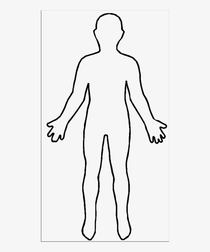 File - Outline-body - Human Body Outline - Free Transparent PNG ...