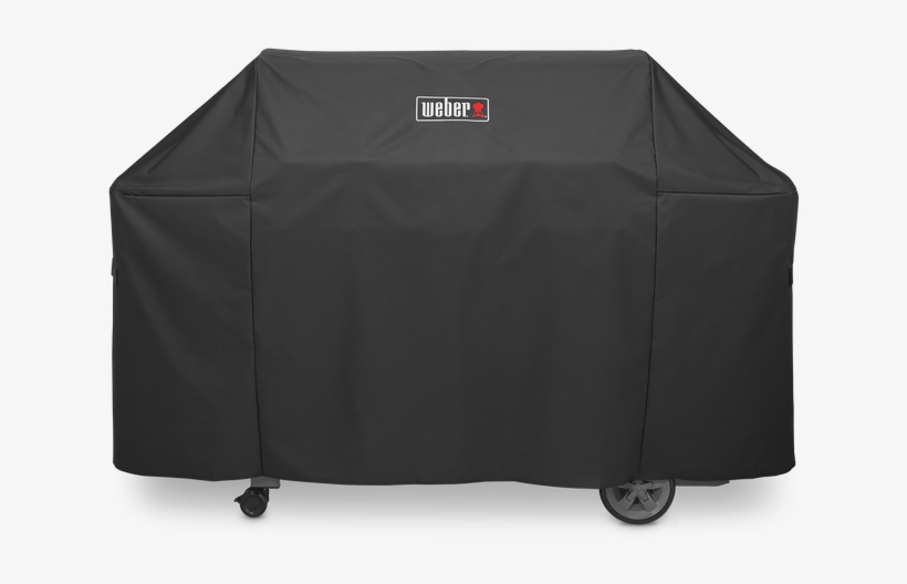Gas Grill Cover - Weber 7132 Premium Polyester Genesis Ii 6b Grill Cover, transparent png #3036729
