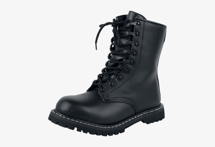 Combat Boots Men Boot Black Leather Shaft Height - Vagabond Grace ...