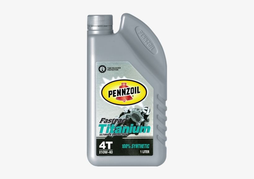 Pennzoil Fastrac Titanium 4t 100% Synthetic Sae 10w-40 - Pennzoil Sae Motor Oil, 10w-30 - 1 Qt Jug, transparent png #3070505