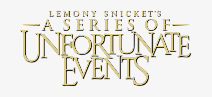 Netflix's A Series Of Unfortunate Events Announces - Series Of Unfortunate Events Logo, transparent png #313129