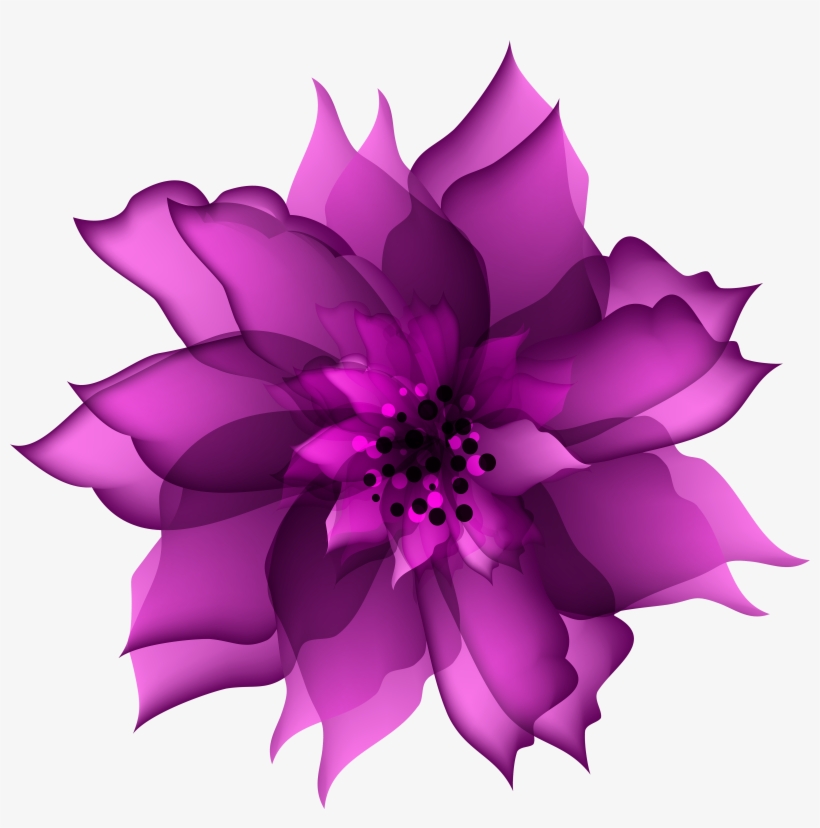 Purple Flower Vine Clipart Download Clip Art Free Transparent Png