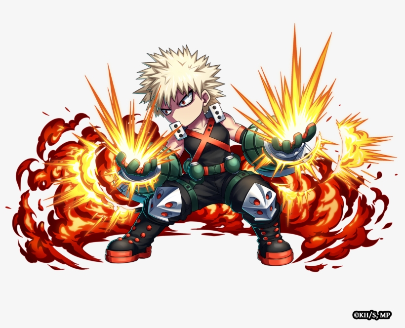 Bakugou - Brave Frontier My Hero Academia - Free Transparent PNG ...