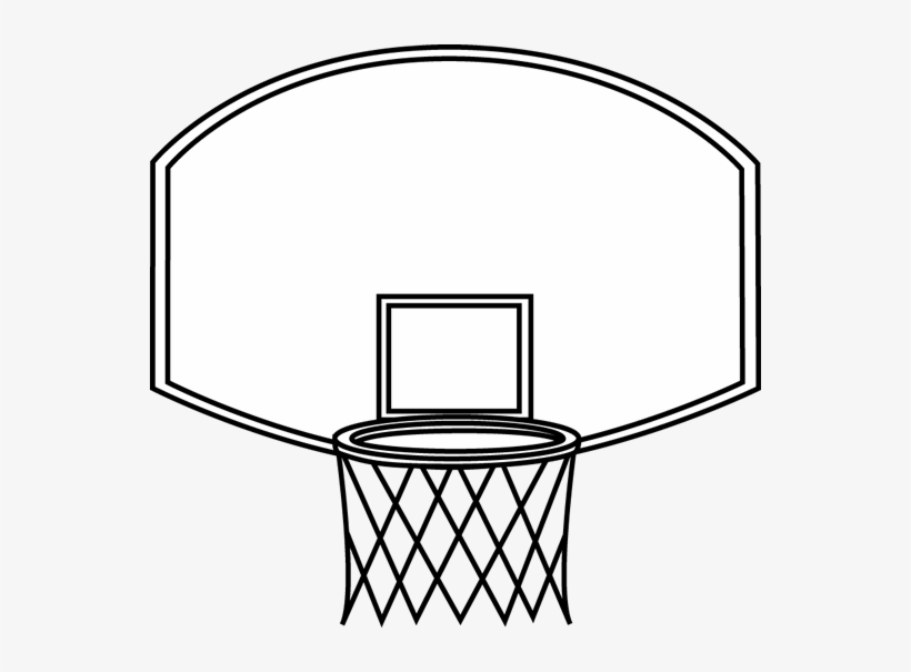 Black And White Basketball Backboard Clip Art Basketball Backboard