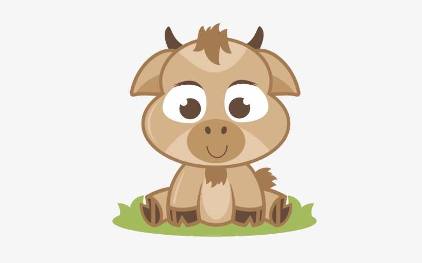 Download Baby Goat Svg Cutting File Baby Svg Cut File Free Svgs Cute Baby Goat Cartoon Free Transparent Png Download Pngkey