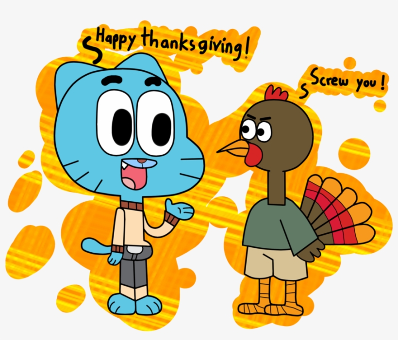 Happy Thanksgiving By Mannyg86-d8588xb - Amazing World Of Gumball ...