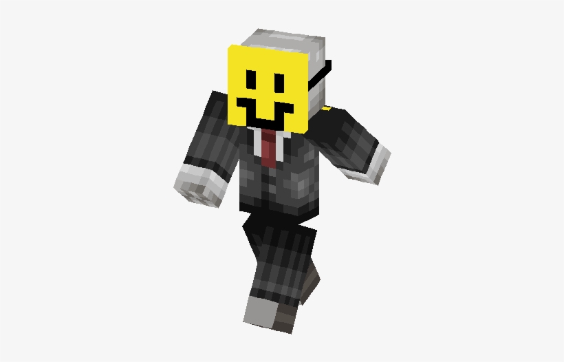 Face mask Minecraft skin is trending