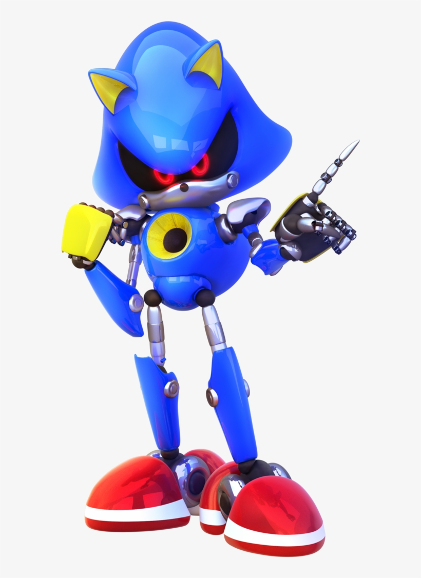 Metal Sonic By Fentonxd-d62dmgp - Metal Sonic 3d Png - Free Transparent ...