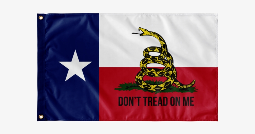 Texas Gadsden Flag - Don T Tread On Me, transparent png #3284233
