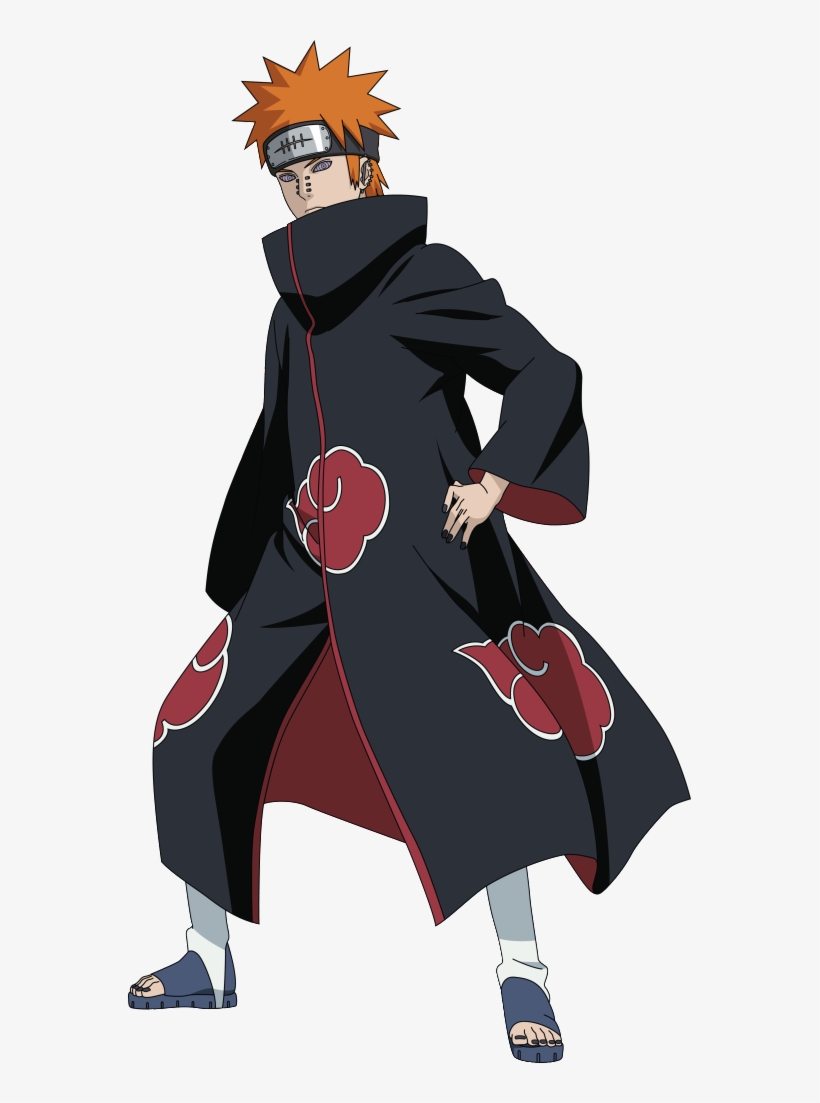 Nagato Akatsuki Png - Pain Naruto Full Body - Free Transparent PNG ...