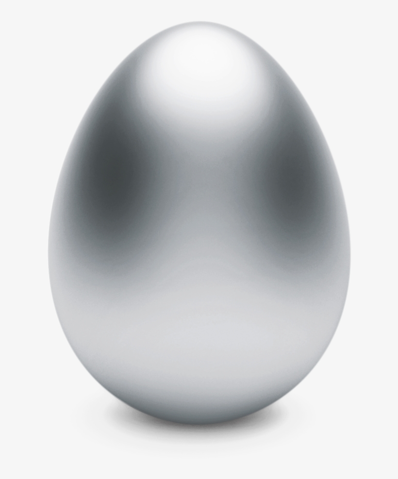 1st To Find The Silver Egg Wins Http - Gray Easter Egg Png, transparent png #336041