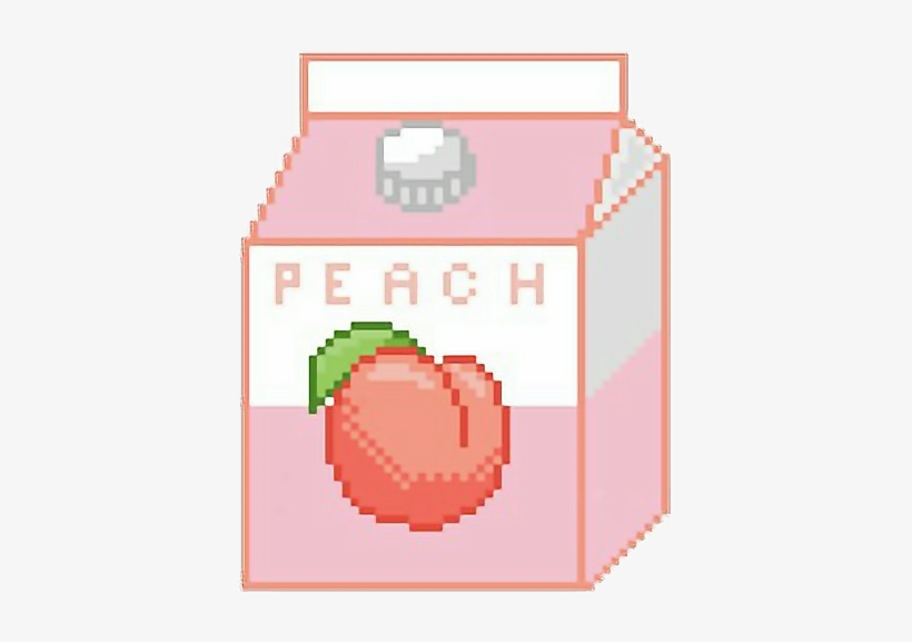 Clip Art Free Library Kawaii Pinkkawaii Cute Pink Milk - Peach Cute ...